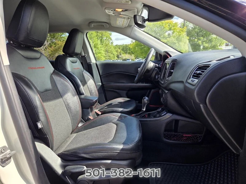 Used 2021 White Clearcoat JEEP TRAILHAWK 4X4 image 21