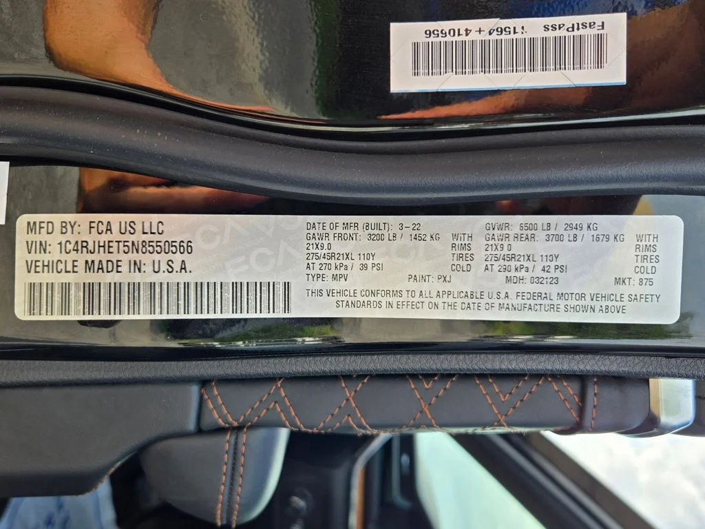 Certified Used 2022 Black Jeep Summit Reserve image 34