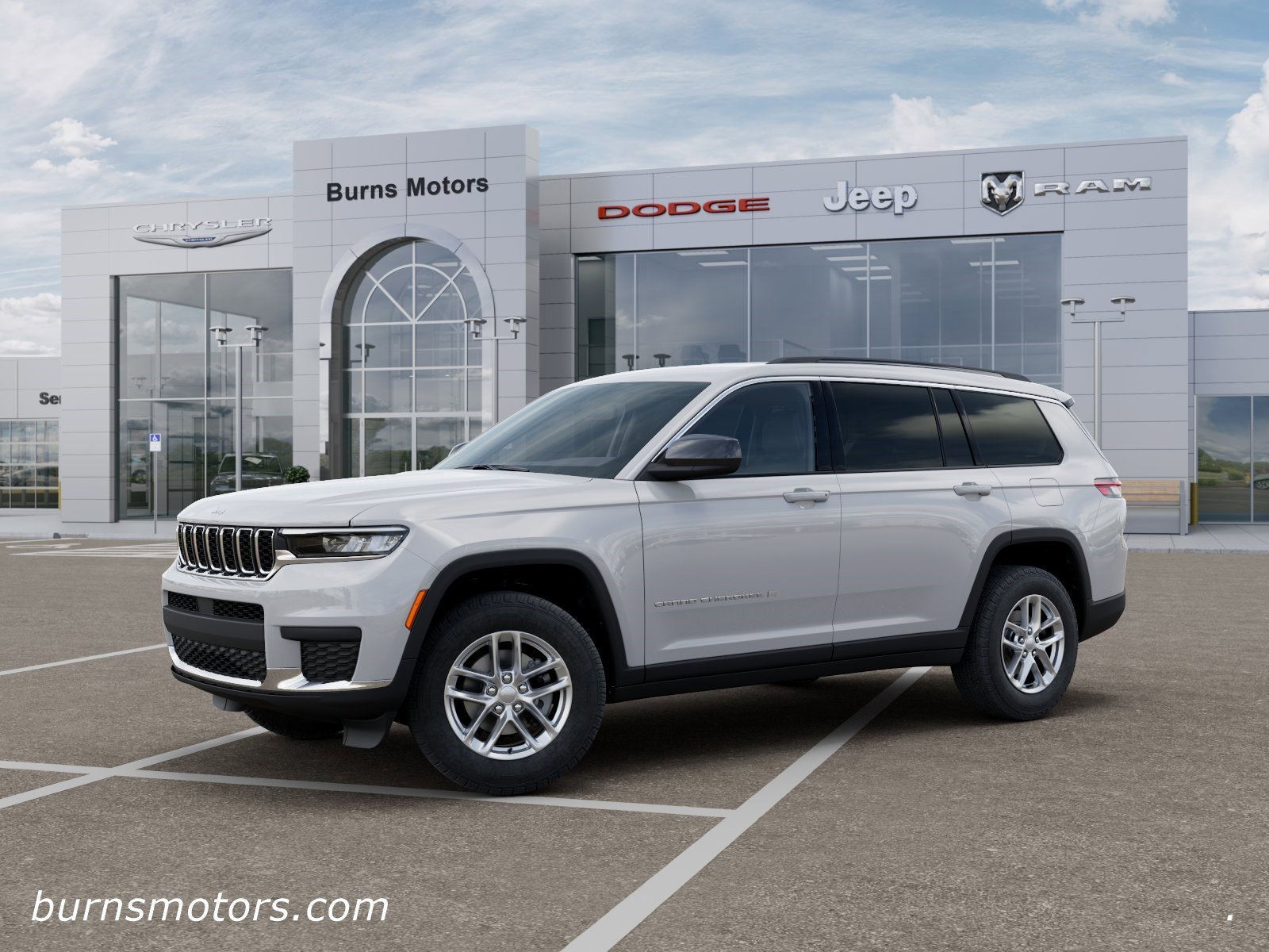 New 2026 Bright White Clear-Coat Exterior Paint Jeep Laredo X image 2