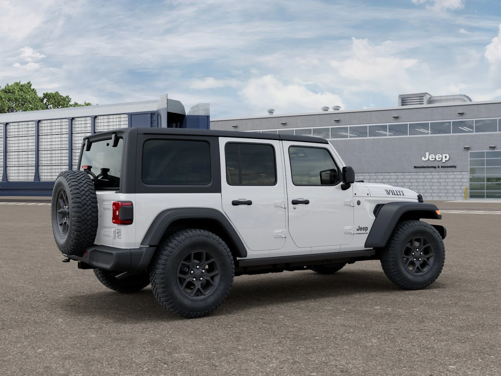 New 2026 Bright White Clearcoat Jeep Willys image 4