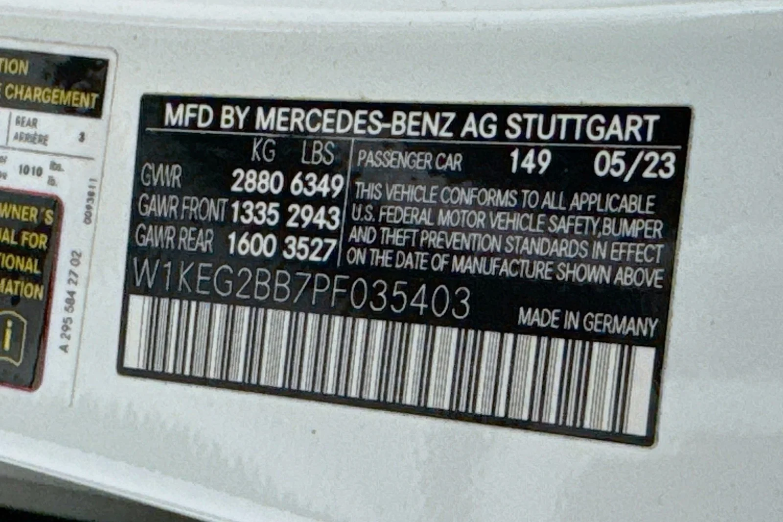 Certified Used 2023 Polar White Mercedes-Benz 350+ image 24