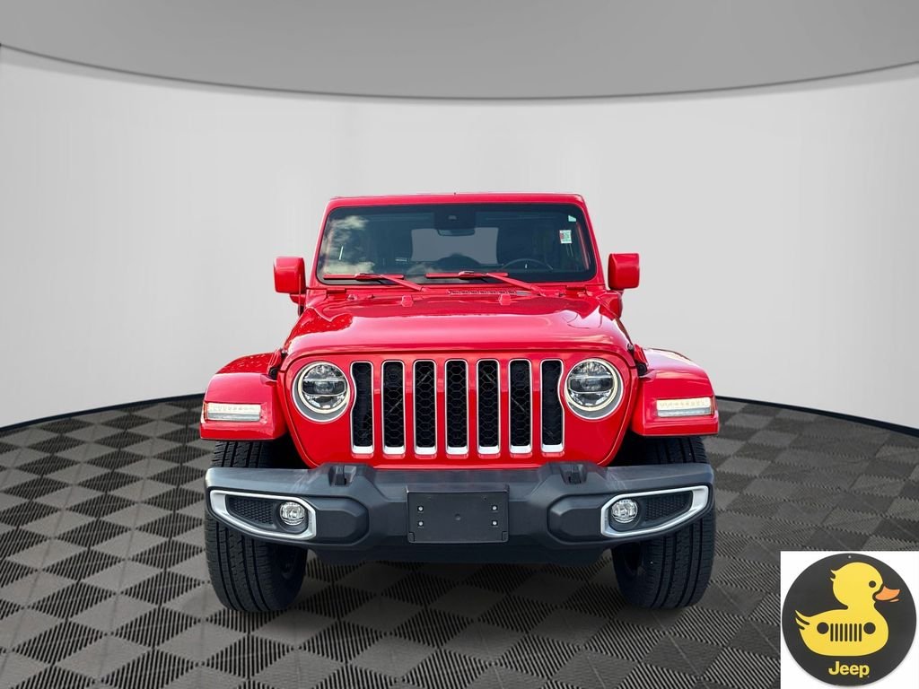 Used 2021 Red Jeep Unlimited Sahara 4xe image 7