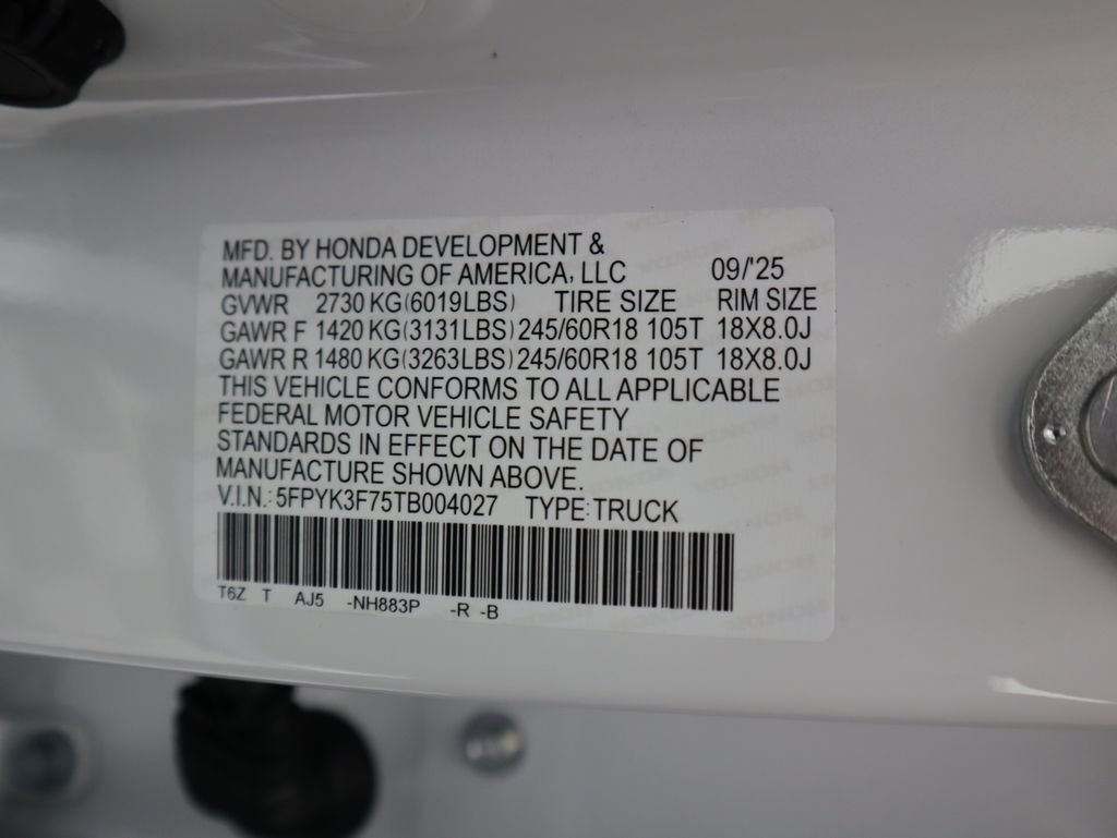 2026 Honda Ridgeline TrailSport - Photo 33