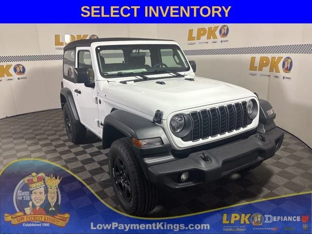 New 2026 Bright White Clear-Coat Exterior Paint Jeep Sport image 1