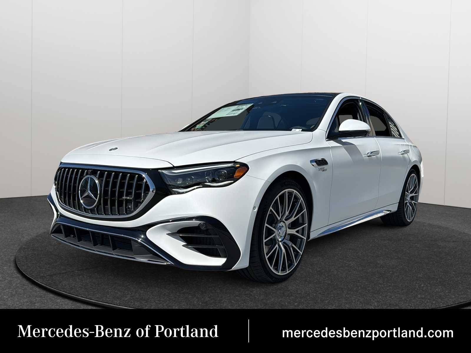 New 2026 MANUFAKTUR Moonlight White Magno Mercedes-Benz AMG® E 53 E image 1