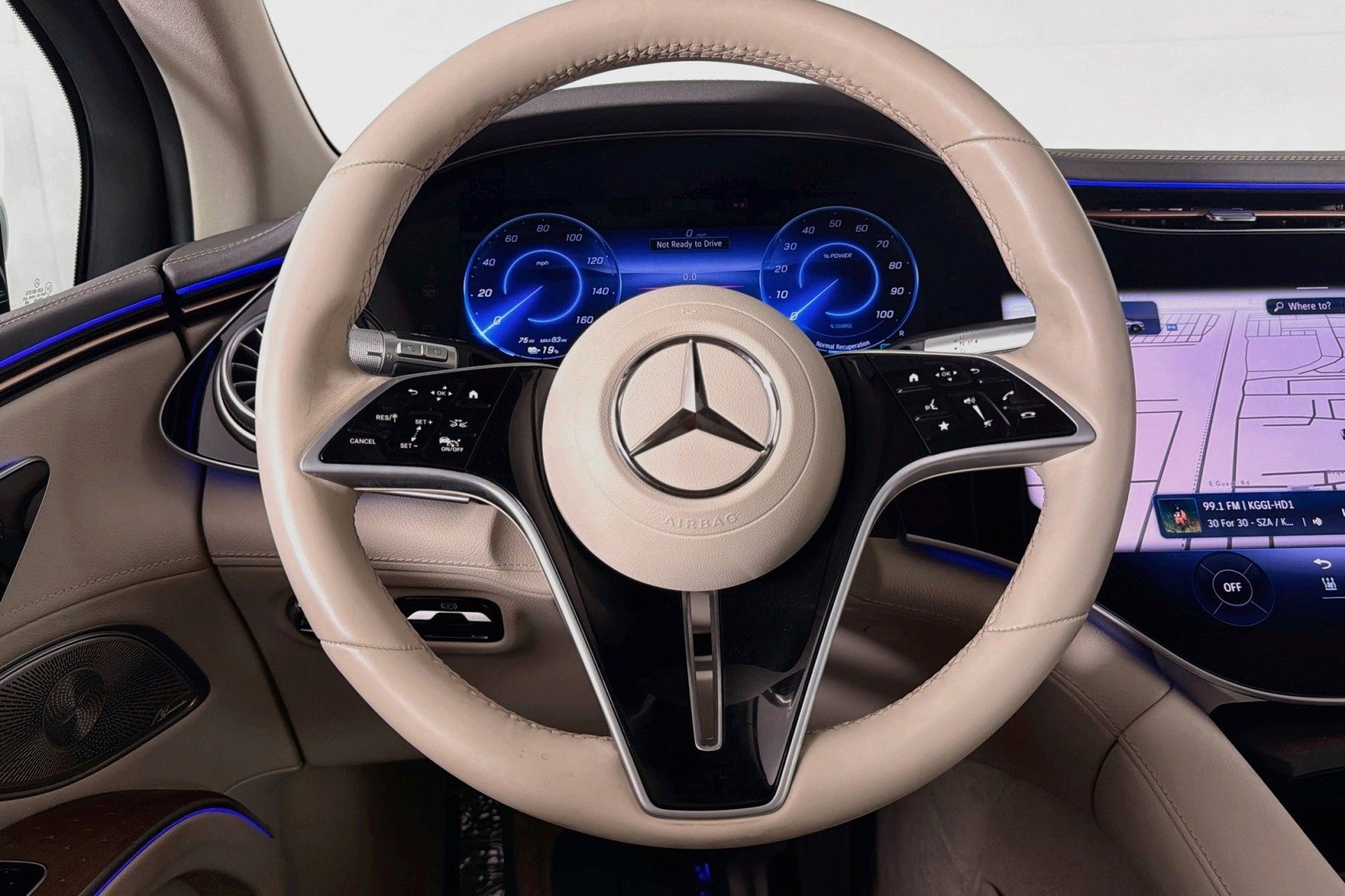 Certified Used 2024 Polar White Mercedes-Benz EQS 450+ image 19