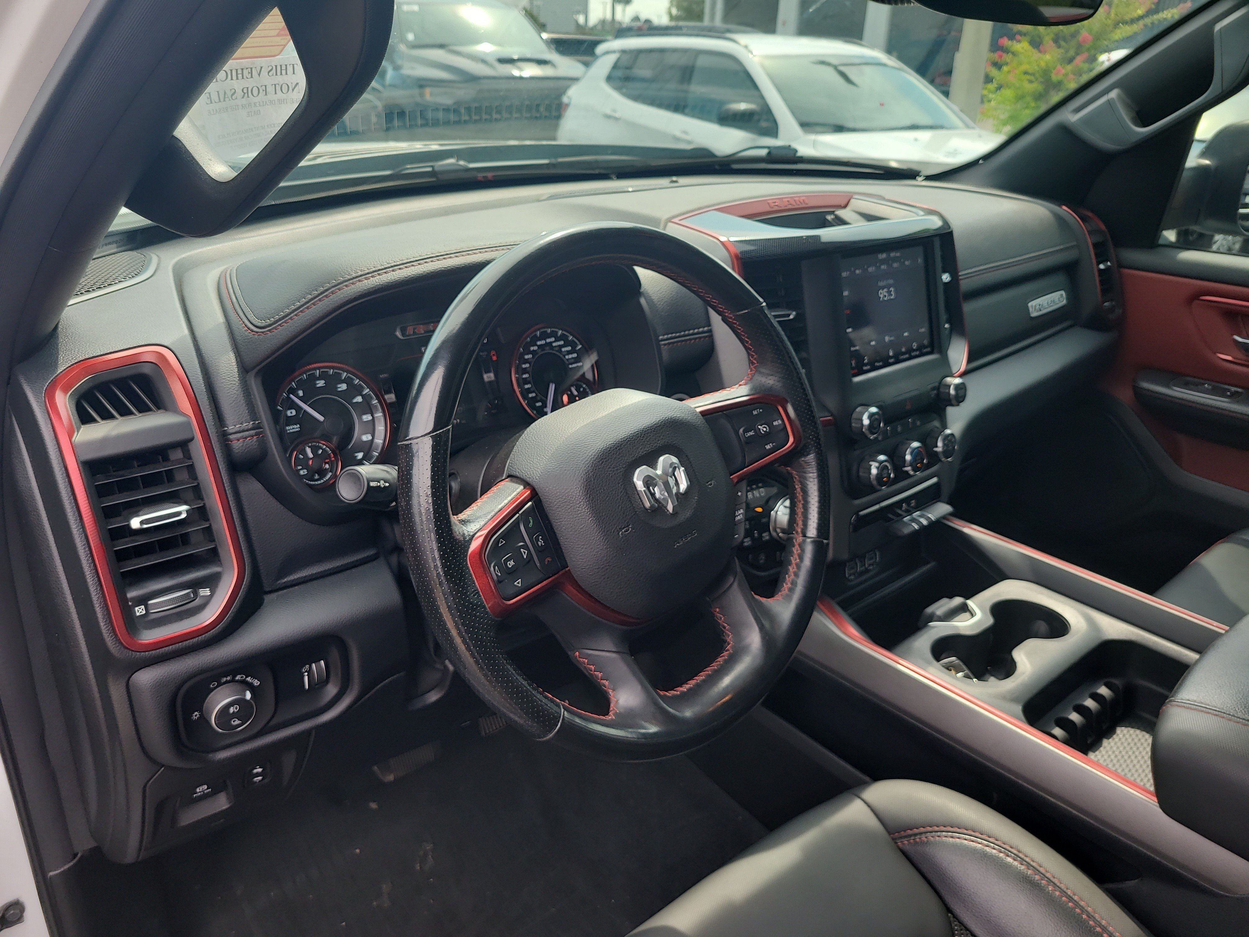 Used 2021 Bright White Clearcoat Ram Rebel image 20