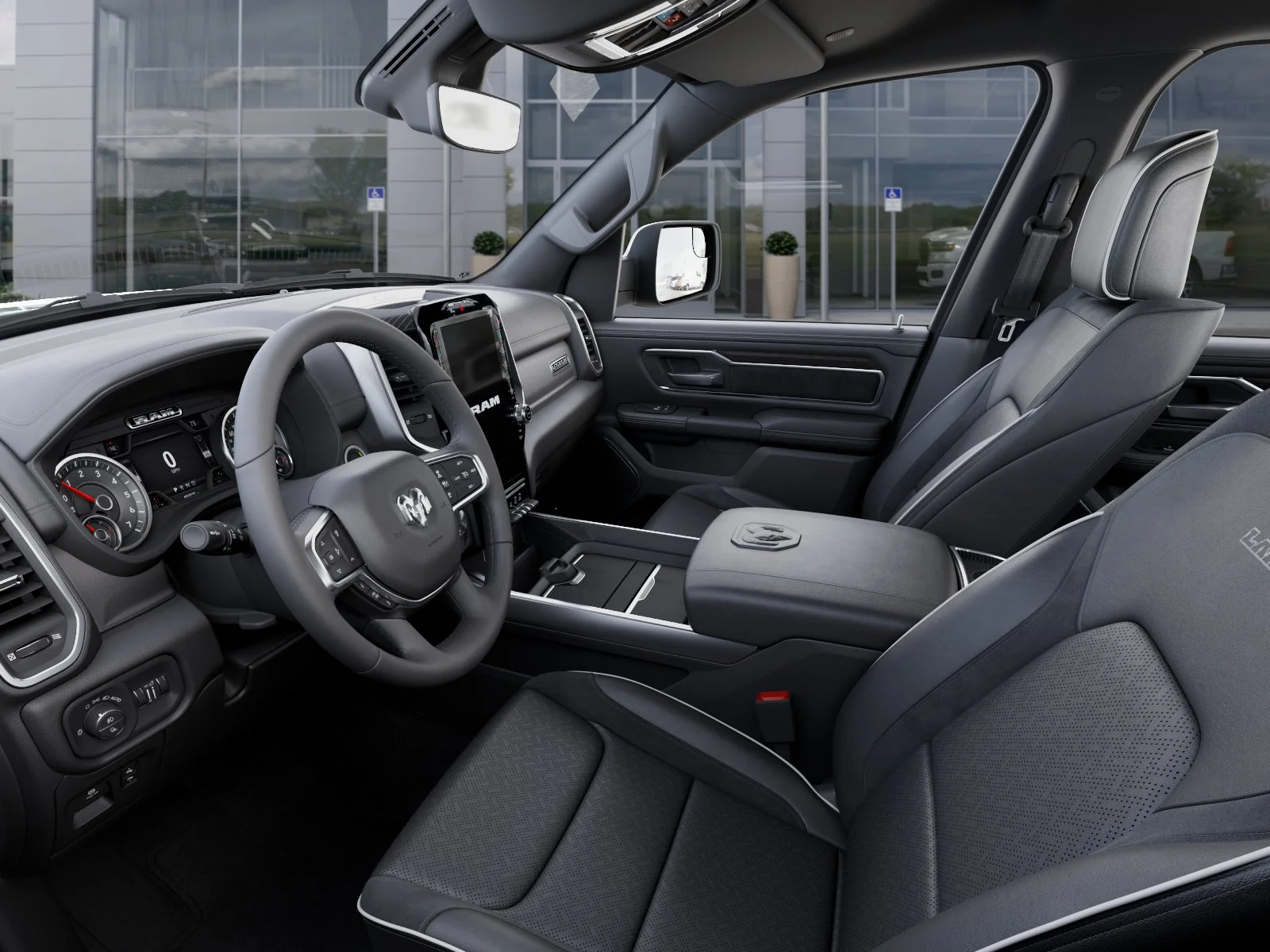 New 2026 Serrano-Green Metallic Exterior Paint RAM Laramie image 48