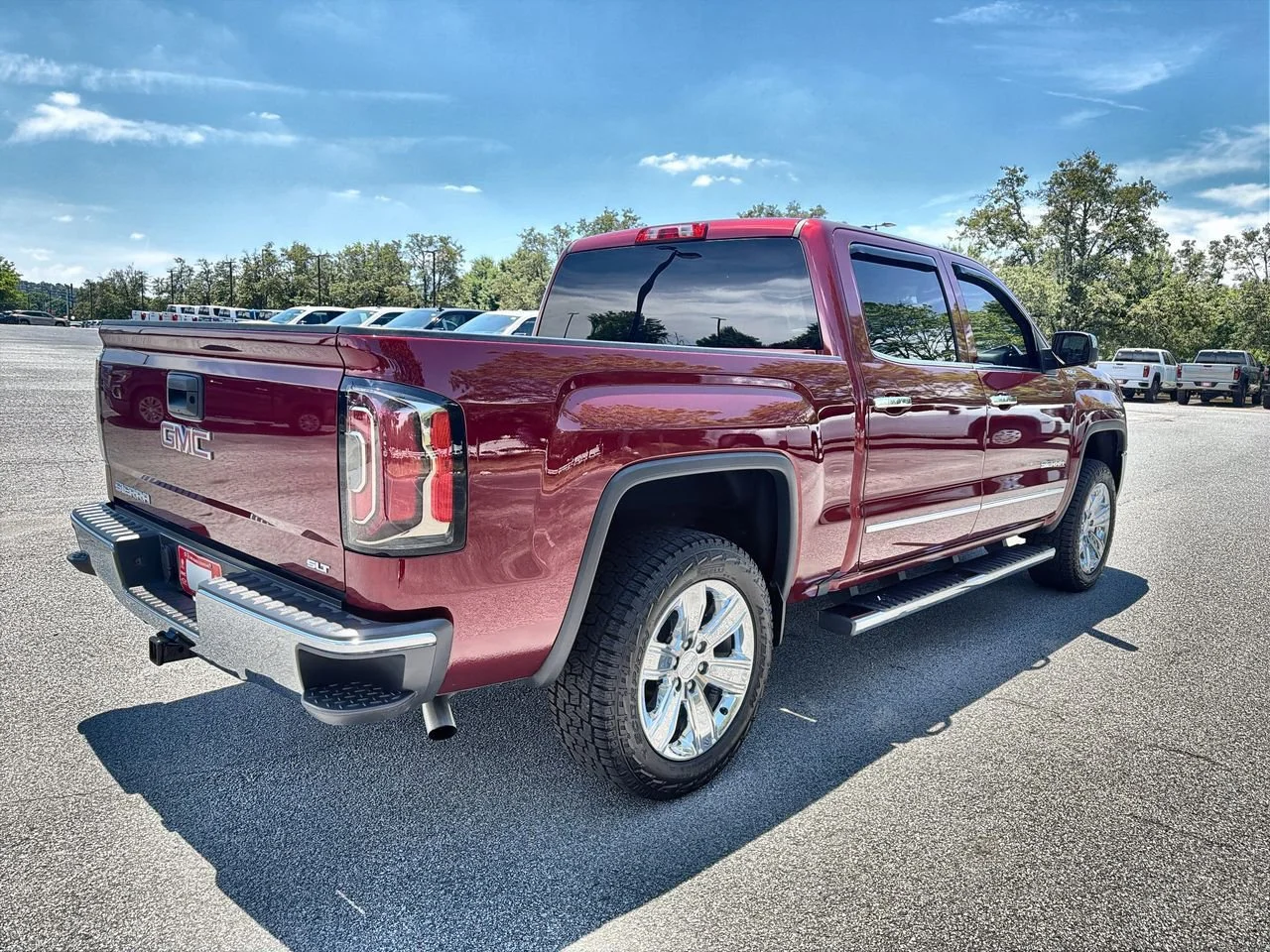 Used 2016 CRIMSON RED TINTCOAT GMC SLT image 8