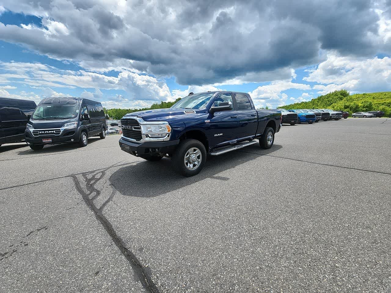 Used 2021 Patriot Blue Pearlcoat Ram Big Horn image 4