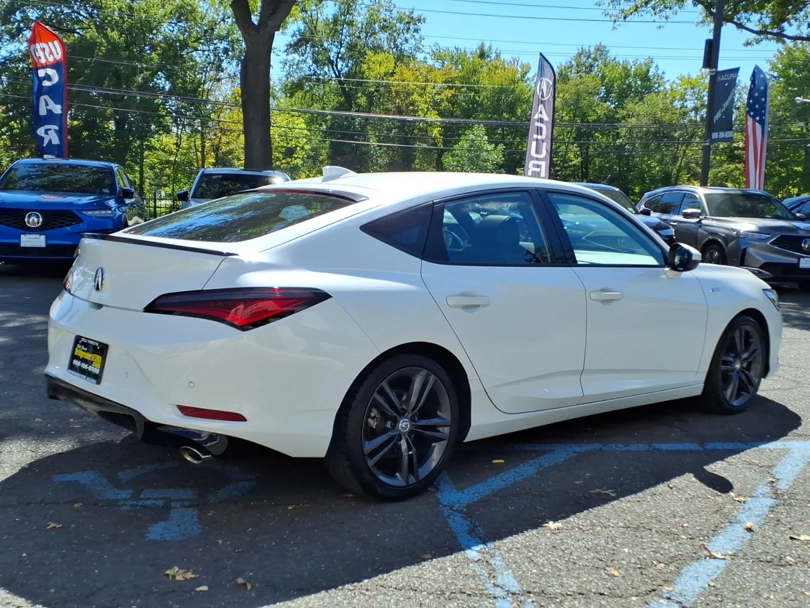 Used 2024 Platinum White Pearl Acura A-SPEC TECH image 4