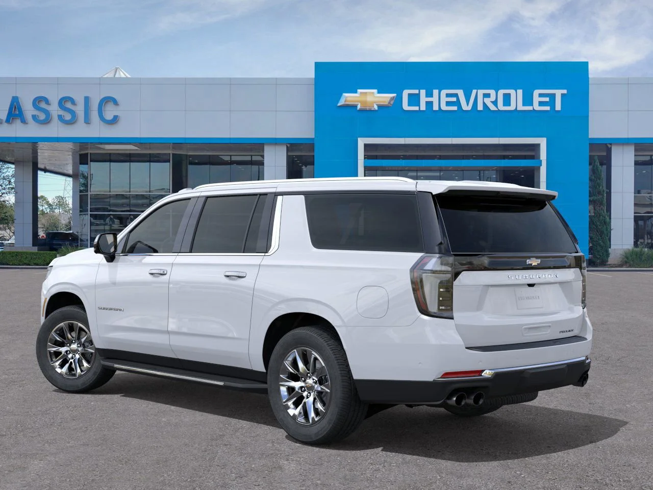 2026 Chevrolet Suburban Premier White at Classic Elite Chevrolet Sugar Land