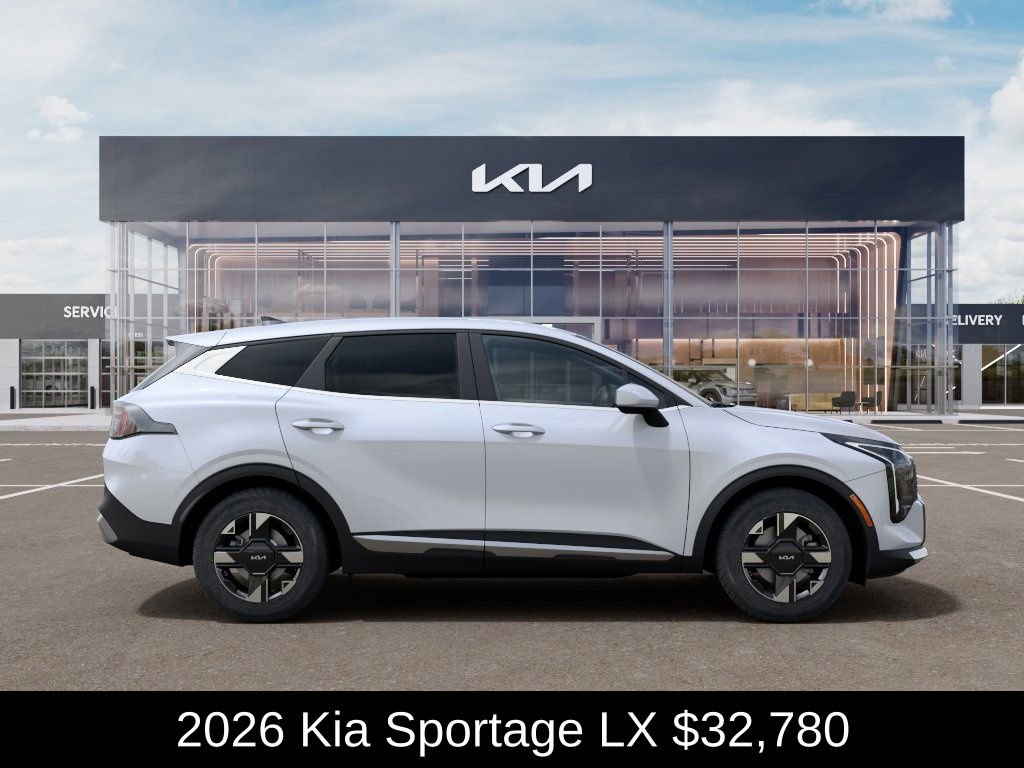 New 2026 Glacial White Pearl Kia LX image 8