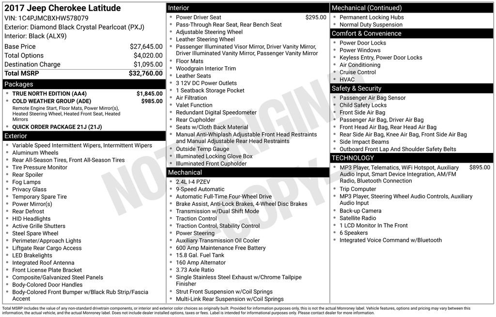 Used 2017 Black Jeep Latitude image 9