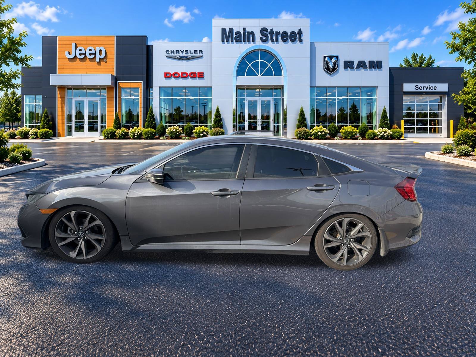 Used 2019 Honda Civic Sport with VIN 2HGFC2F82KH591605 for sale in Kansas City