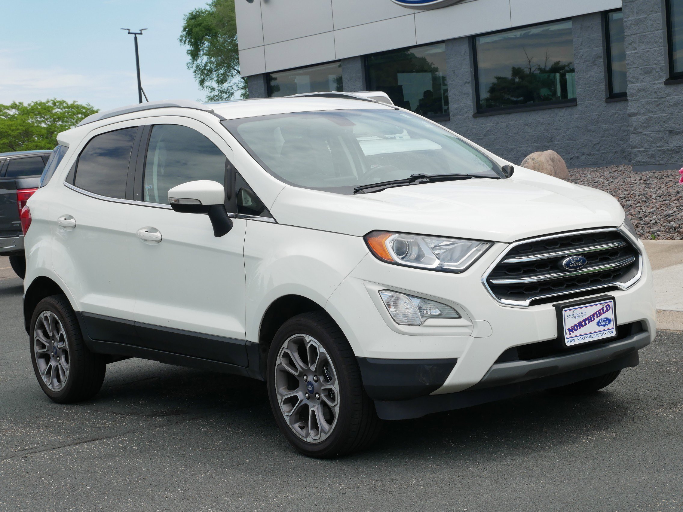 Used 2021 Ford EcoSport Titanium with VIN MAJ6S3KL1MC401998 for sale in Northfield, Minnesota