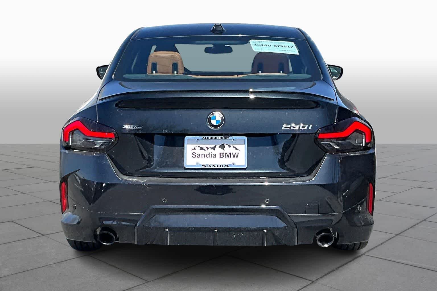 New 2026 Black Sapphire Metallic BMW 230i xDrive image 4
