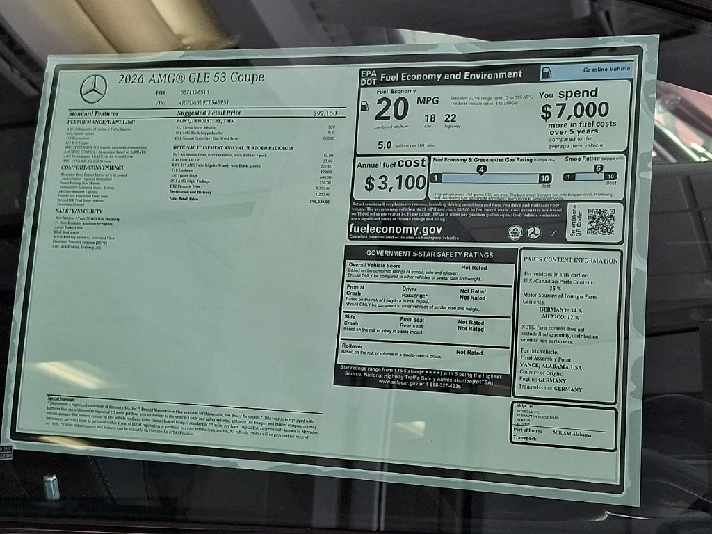2026 Mercedes-Benz GLE Coupe GLE 53 AMG - Photo 58