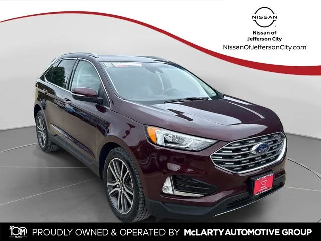 Used 2020 Red Ford Titanium image 1