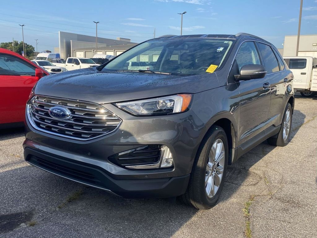 Used 2023 Carbonized Gray Metallic Ford Titanium image 3