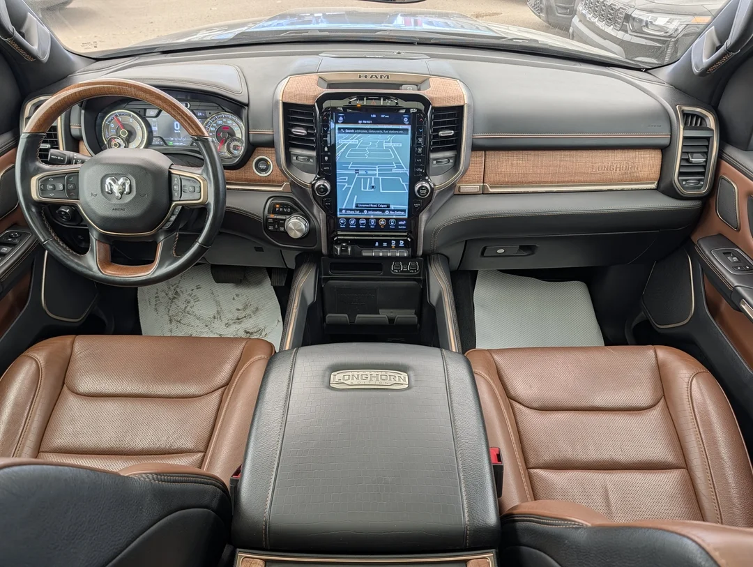 Certified Used 2020 Silver RAM Longhorn - 4x4 - EcoDiesel - Panoramic Sunroof - Heated Leather Seats & More! image 26