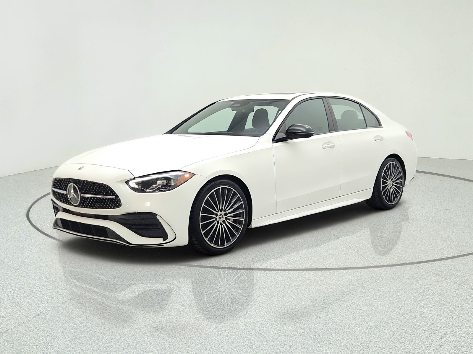 Used 2023 Polar White Mercedes-Benz C 300 4MATIC® Sedan image 1