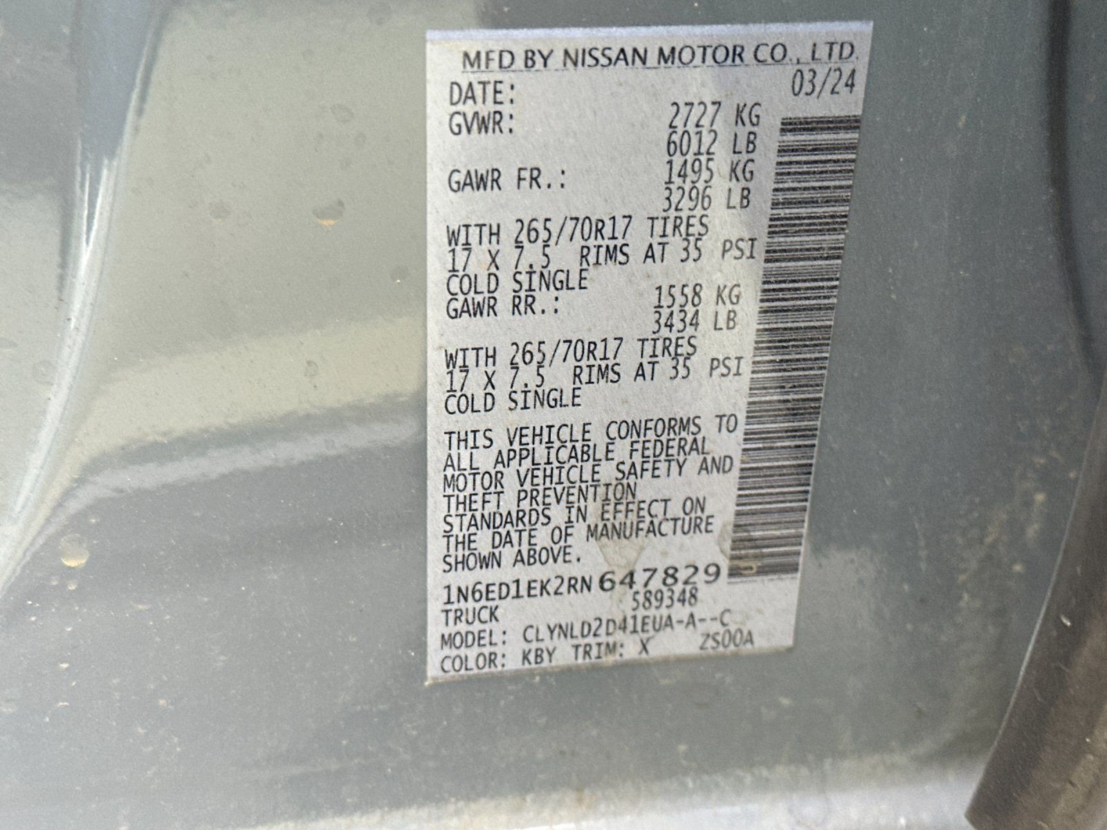 Used 2024 Boulder Gray Pearl Nissan PRO-4X image 25