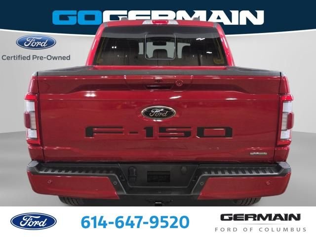 Certified Used 2022 Rapid Red Metallic Tinted Clearcoat Ford Lariat image 8