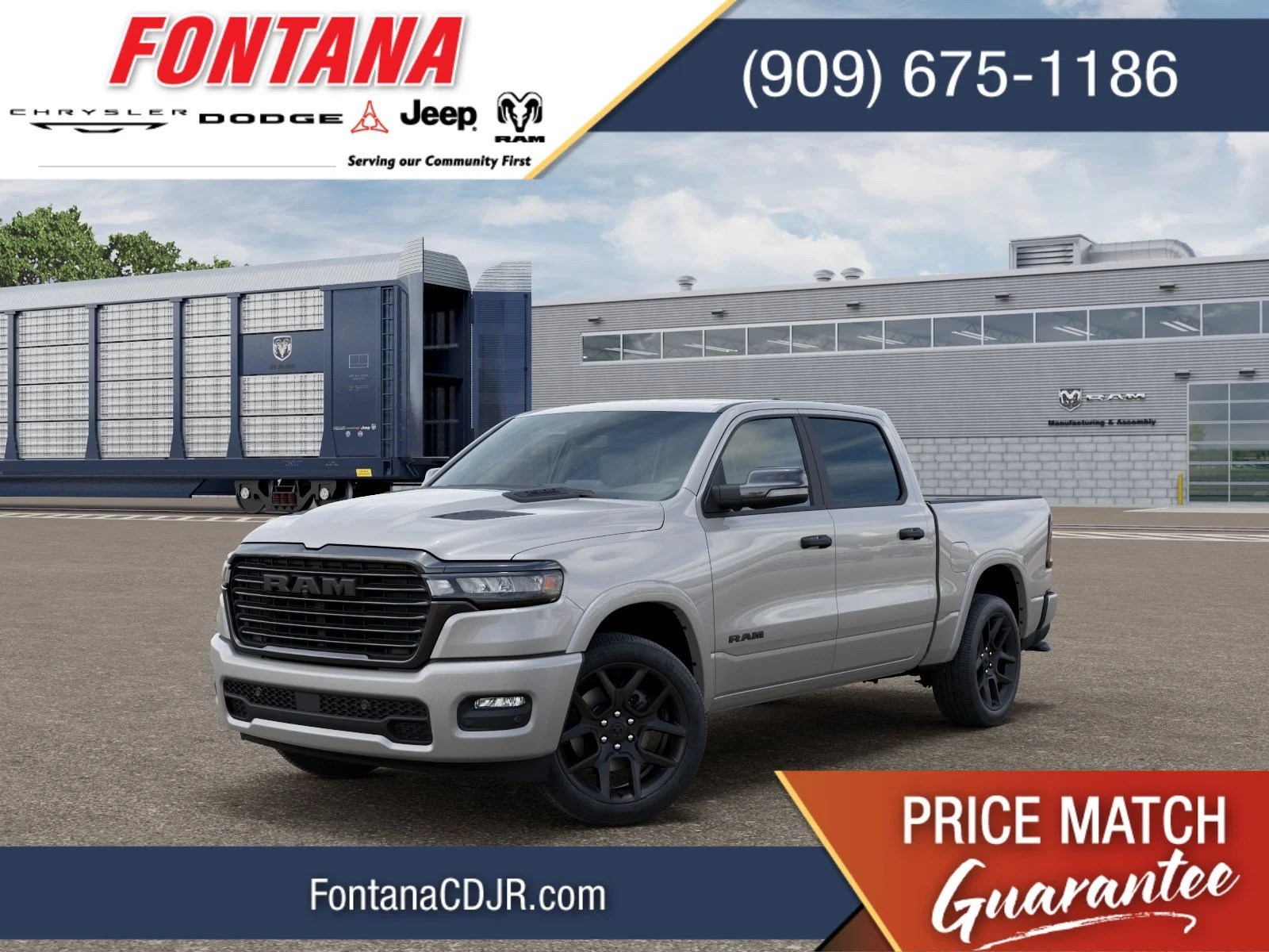 New 2026 Silver Zynith Exterior Paint RAM Laramie image 1