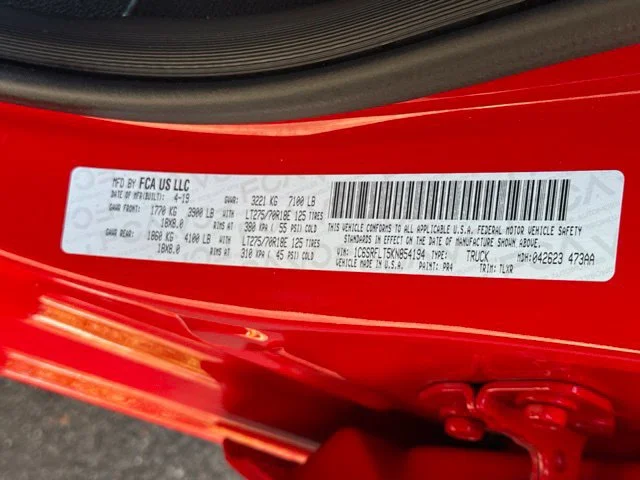 Used 2019 Flame Red Clearcoat Ram Rebel image 12
