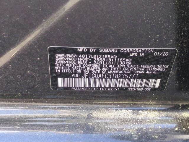 New 2026 MAGNETITE GRAY METALLIC Subaru Sport image 39