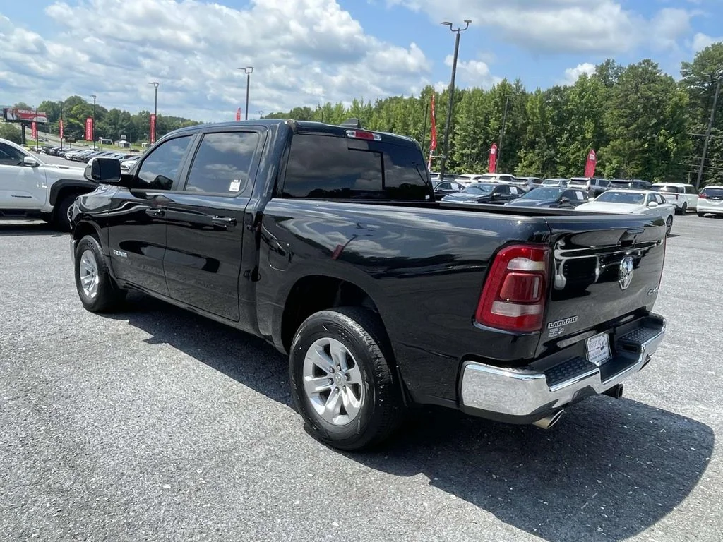 Used 2024 Diamond Black Crystal Pearlcoat Ram Laramie image 4