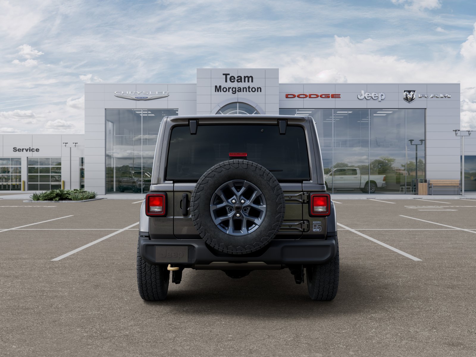 New 2026 Granite Crystal Metallic Clear-Coat Exterior Paint Jeep 85th Anniversary Edition image 33