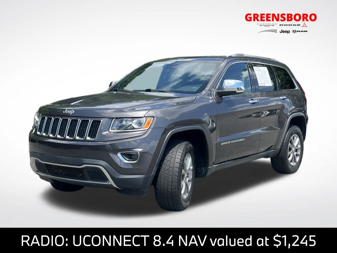 Used 2015 Gray Jeep Limited image 1