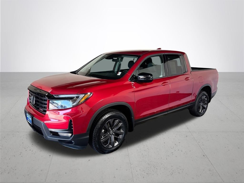 Used 2021 Radiant Red Metallic II Honda Sport image 2