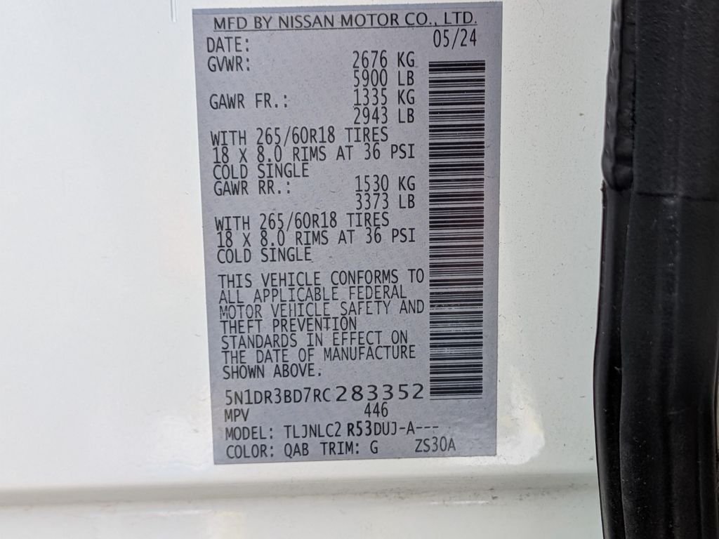 Used 2024 White Nissan Rock Creek image 26