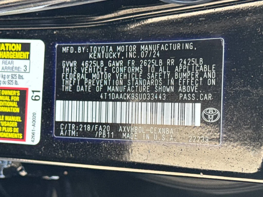 Used 2025 Black Toyota LE image 46