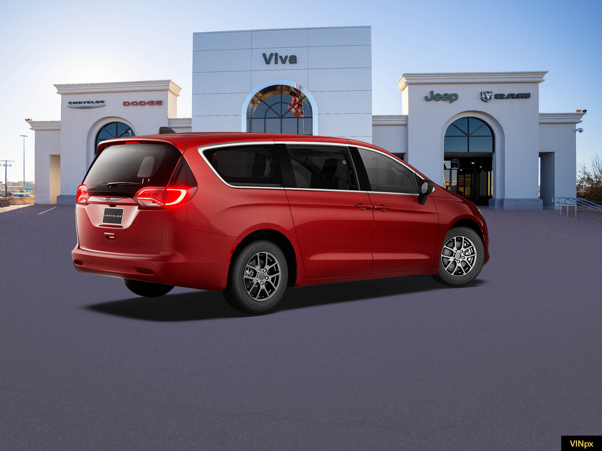 New 2027 Red Hot Pearl-Coat Exterior Paint Chrysler LX image 8