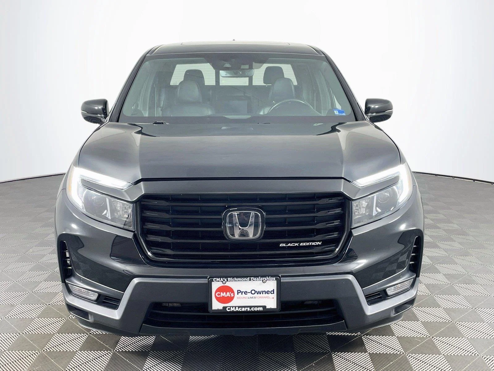 Certified Used 2021 Crystal Black Pearl Honda Black Edition image 2