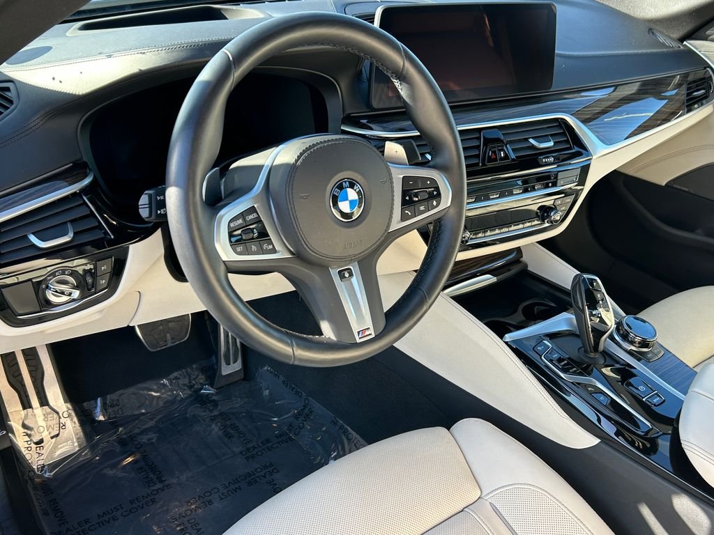 Used 2023 Arctic Race Blue metallic BMW M550i xDrive image 13