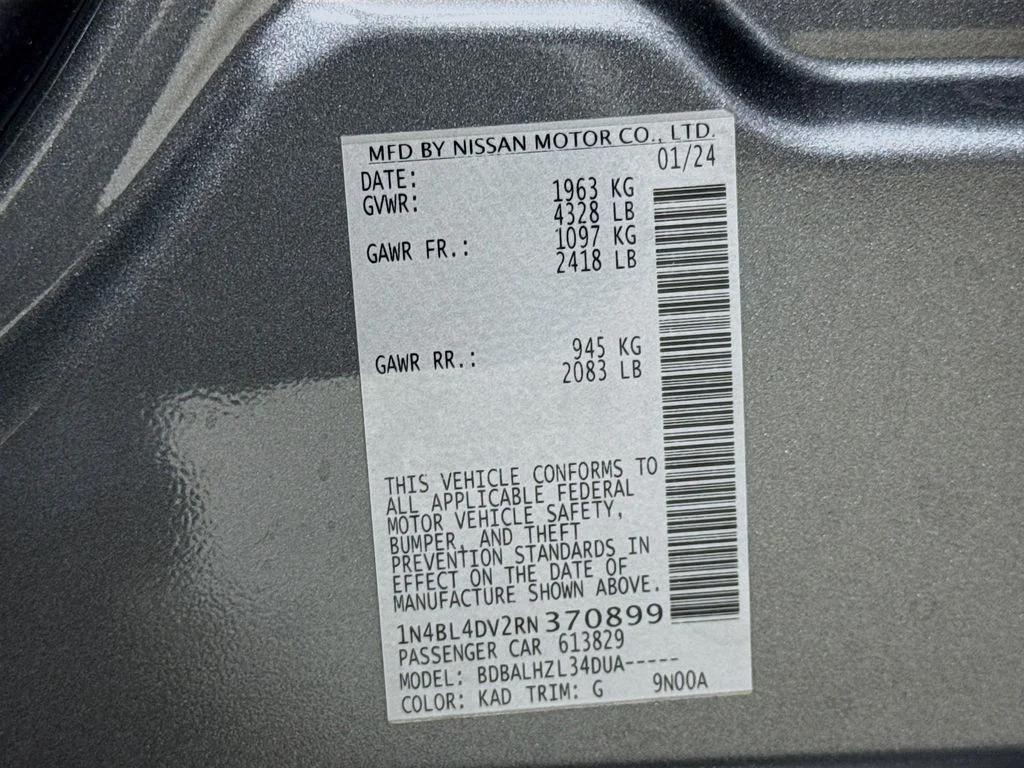 Certified Used 2024 Gray Nissan 2.5 SV image 39