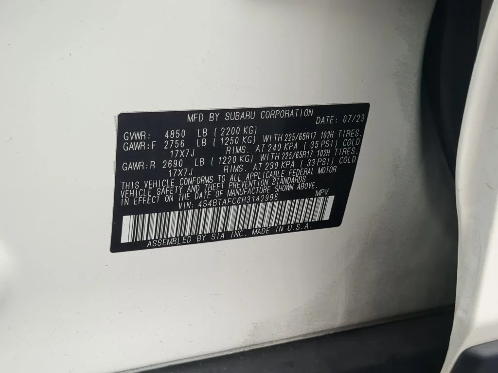 Used 2024 White Subaru Premium image 37
