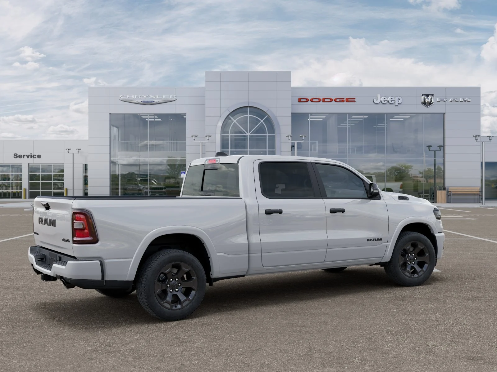 New 2026 Bright White Clear-Coat Exterior Paint RAM Big Horn/Lone Star image 32
