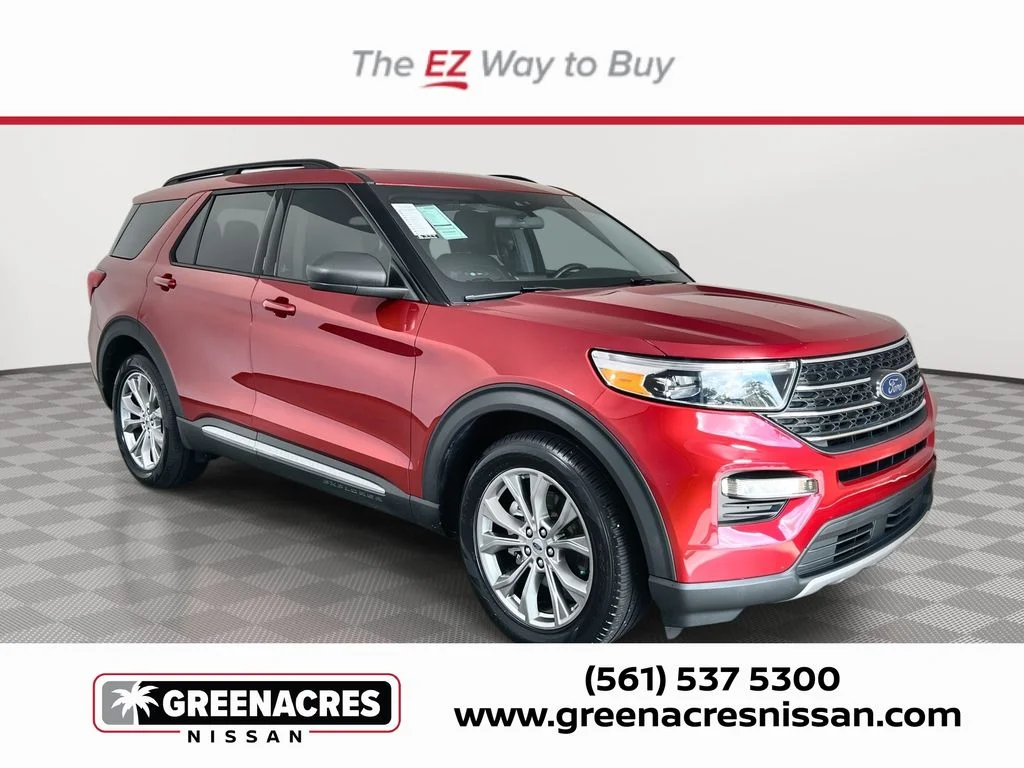 Used 2022 Red Ford XLT image 1