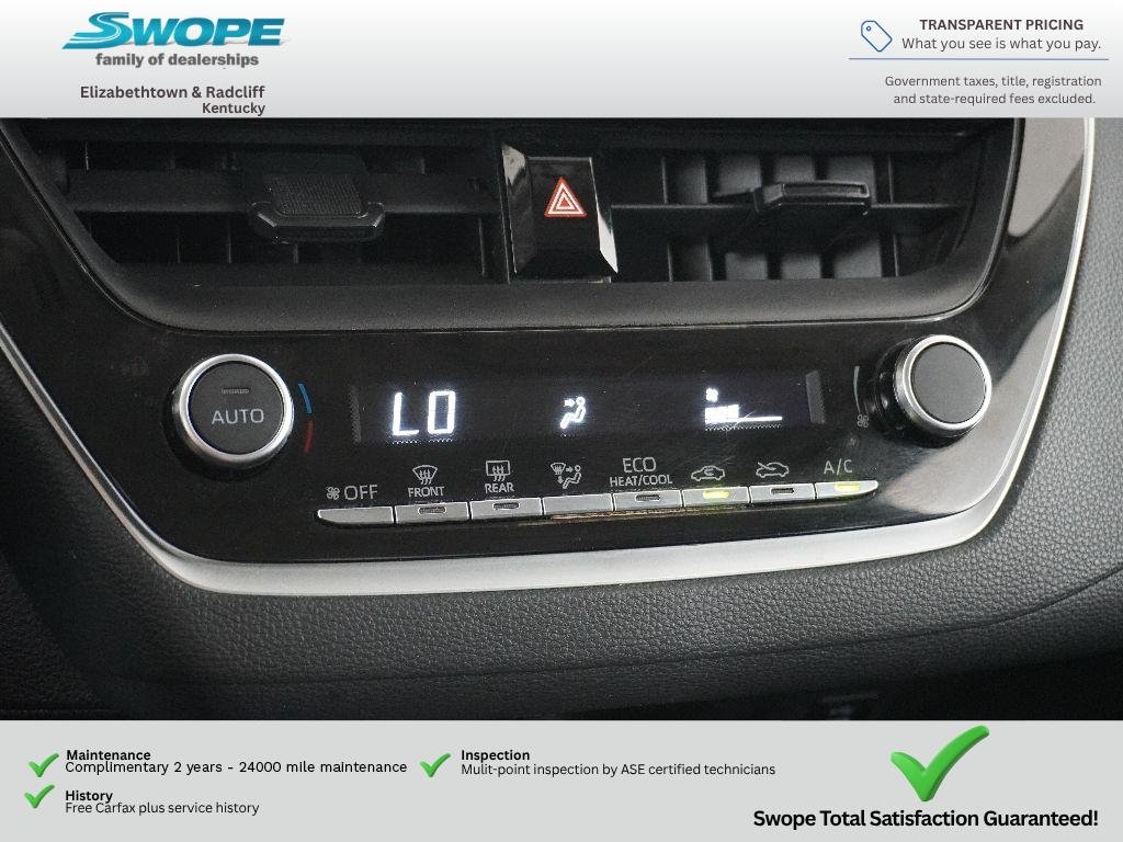 Used 2023 Classic Silver Metallic Toyota LE image 21