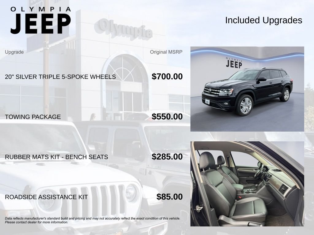 Used 2019 Black Volkswagen 3.6L V6 SE image 4