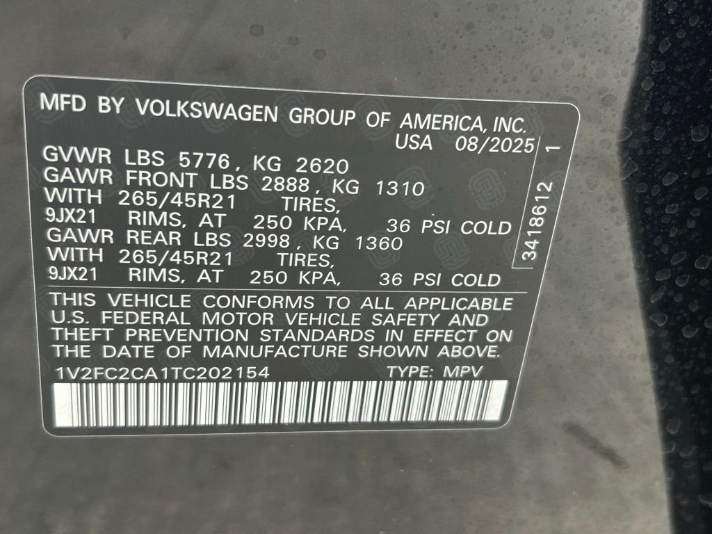 2026 Volkswagen Atlas Cross Sport SEL Premium R-LINE - Photo 69