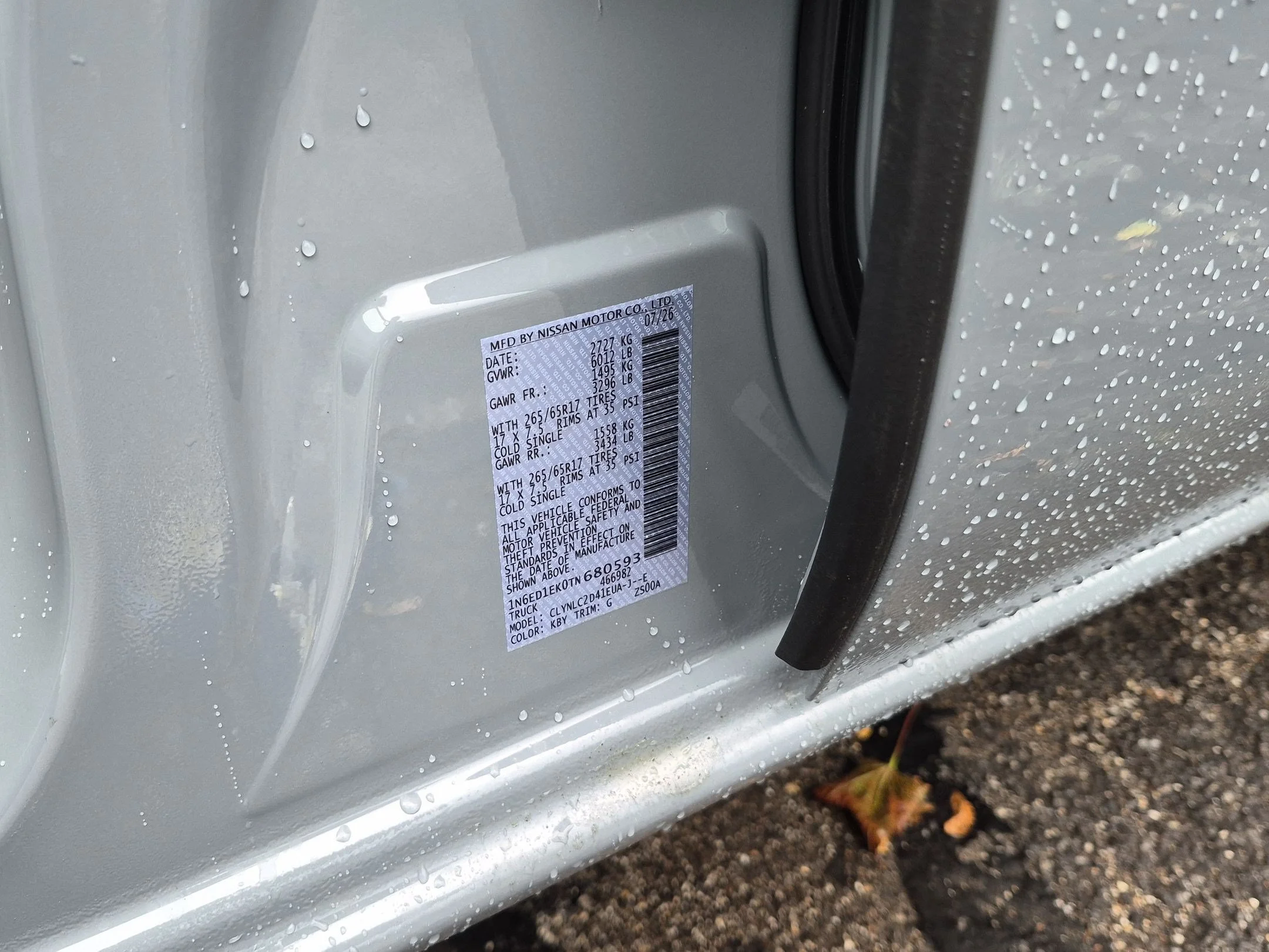New 2026 Boulder Gray Nissan SV image 17