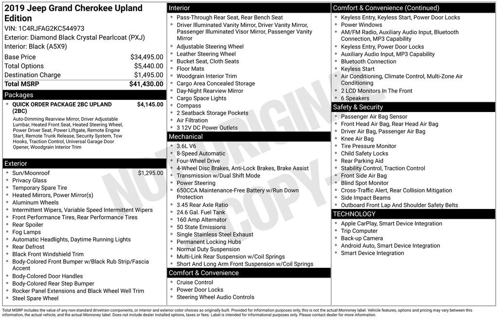 Used 2019 Black Jeep Laredo image 26