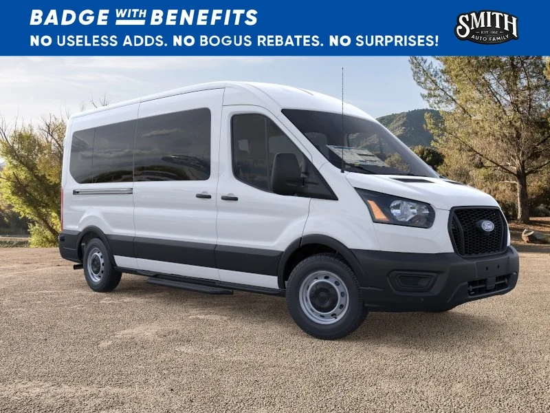 New 2026 Oxford White Ford Passenger Van XL image 8